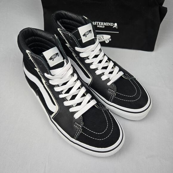 Vans Vault x Mastermind Japan Hi Bolt LX Black size 8.5M 10W - Picture 2 of 10